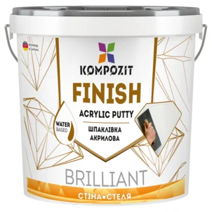 Шпаклівка акрилова FINISH, 15кг, 15 кг